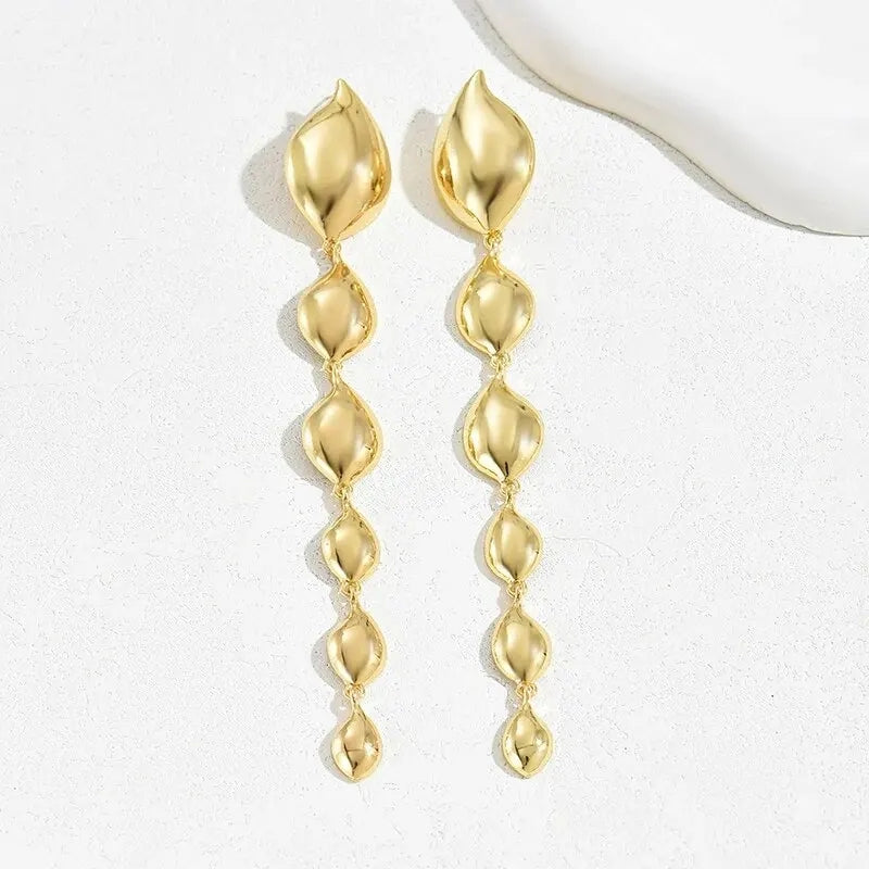 Long Tassel Drop Earring