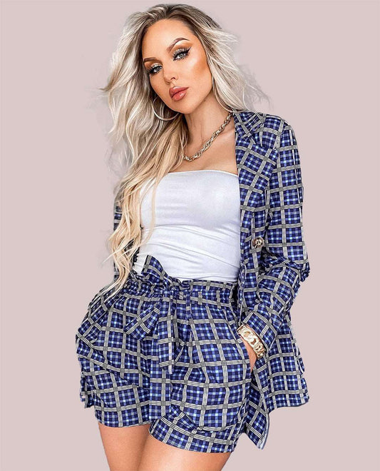 Two-piece Jacket and Shorts set
