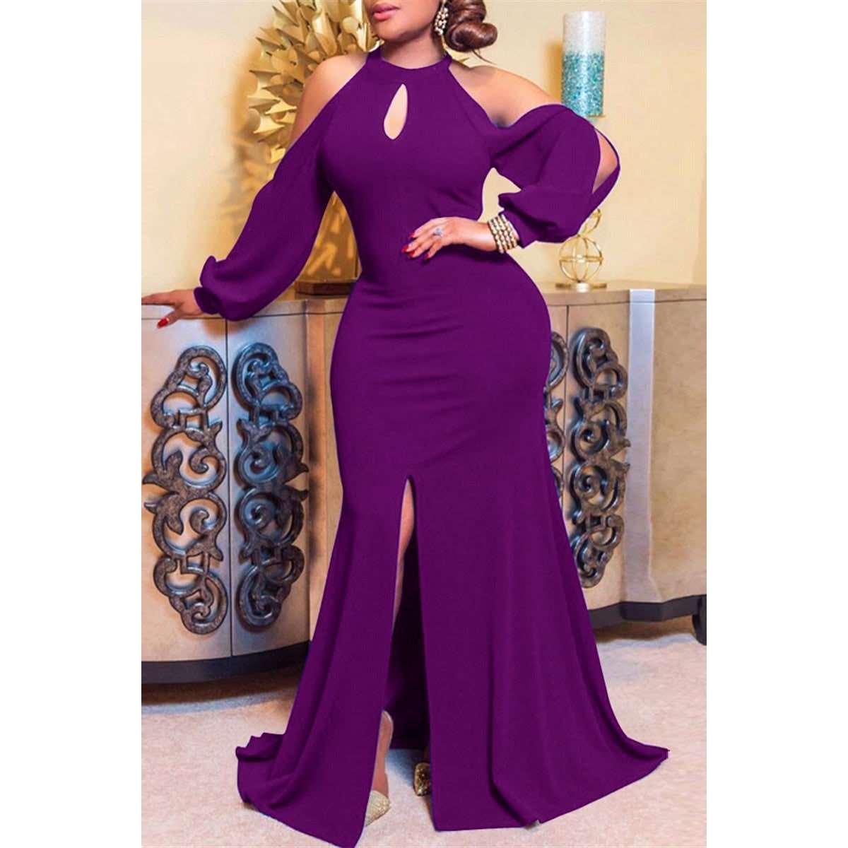 Plus Size Evening Dress.