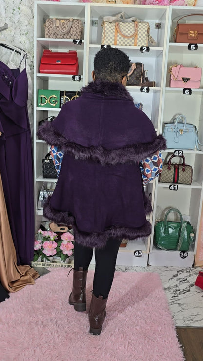 Two Layered Warm Poncho