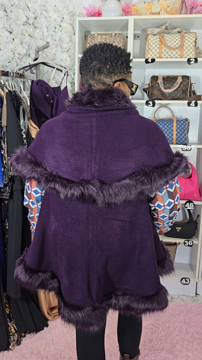 Two Layered Warm Poncho