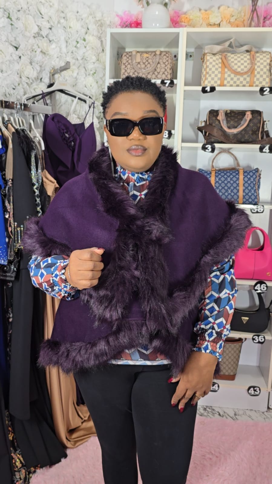 Two Layered Warm Poncho