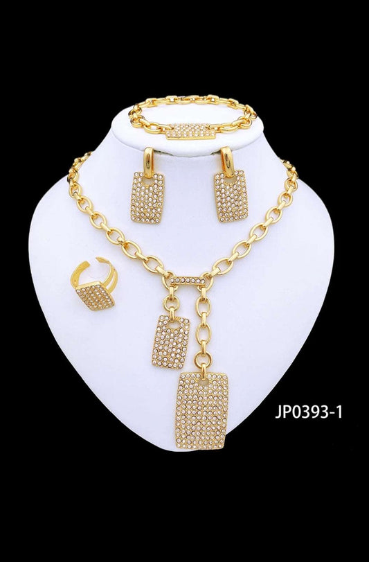 Luxury Gold Plated Jewelry Set