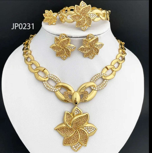 Dubai Gold Jewelry set