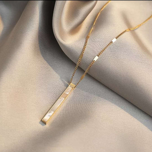 Titanium Long Pendant Necklace