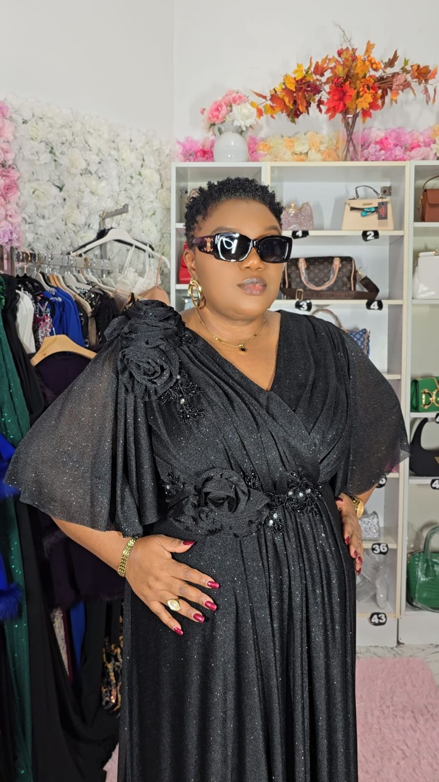 Black Stunning Evening Dress