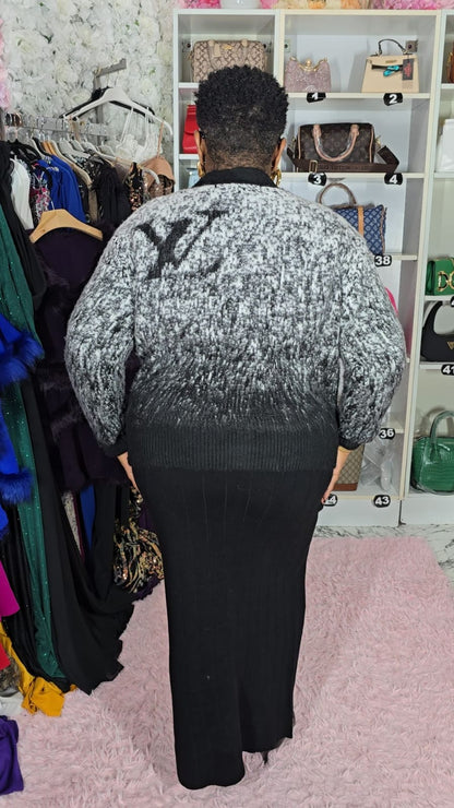 Black & White Two-Piece Set