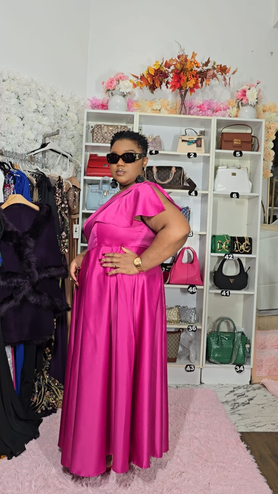 Pink Fancy Evening Dress